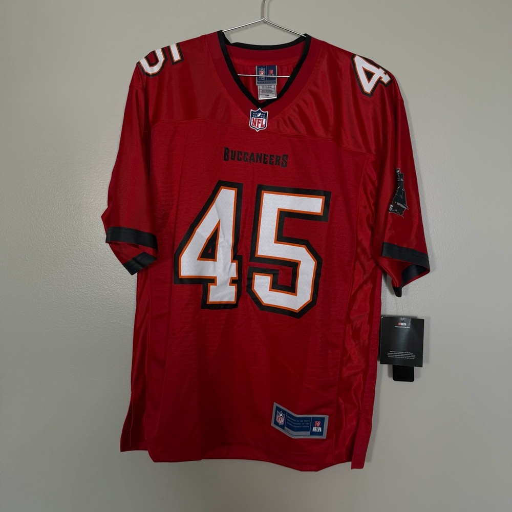 *NEW Buccaneers Jersey #45 White Size Medium